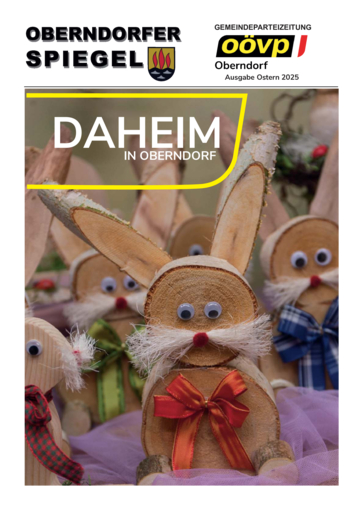 OBERNDORFER SPIEGEL OSTERN 2025 OBERNDORFER SPIEGEL OSTERN 2025