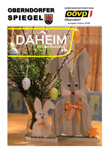OBERNDORFER SPIEGEL OSTERN 2026 OBERNDORFER SPIEGEL OSTERN 2026
